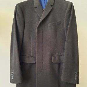 Tommy Hilfiger Baltic Chesterfield Herringbone Wool-Blend Overcoat (40R)